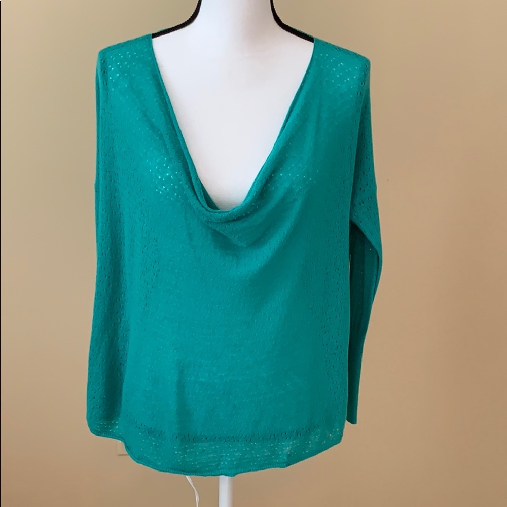 Anthropologie Guinevere green/blue Sweater Small